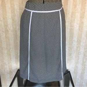 Jones Wear Ribbon Trimmed‎ Polyester Skirt